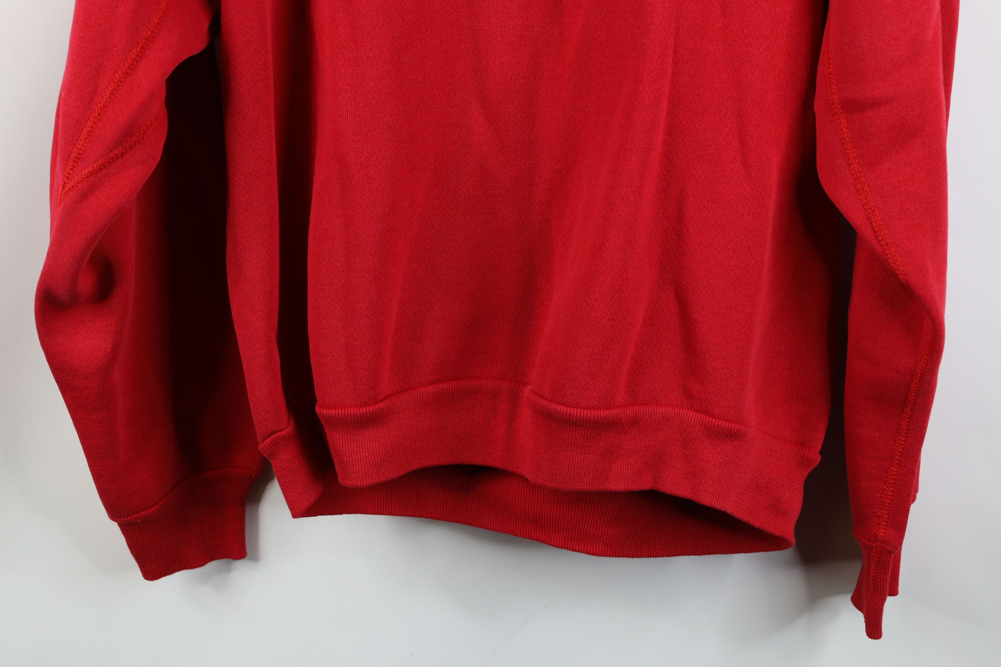 Vintage Vintage 70s Streetwear Gusset Crewneck Sweatshirt Red USA Size US S / EU 44-46 / 1 - 11 Thumbnail