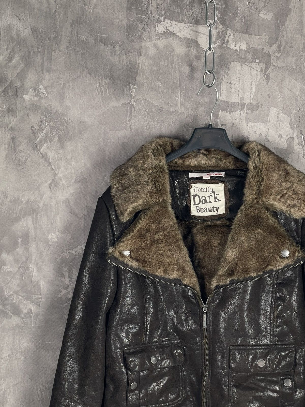 If Six Was Nine × Japanese Brand Y2K Jacket Eco Faux Leather Fur lgb Style Archive Size M / US 6-8 / IT 42-44 - 3 Thumbnail