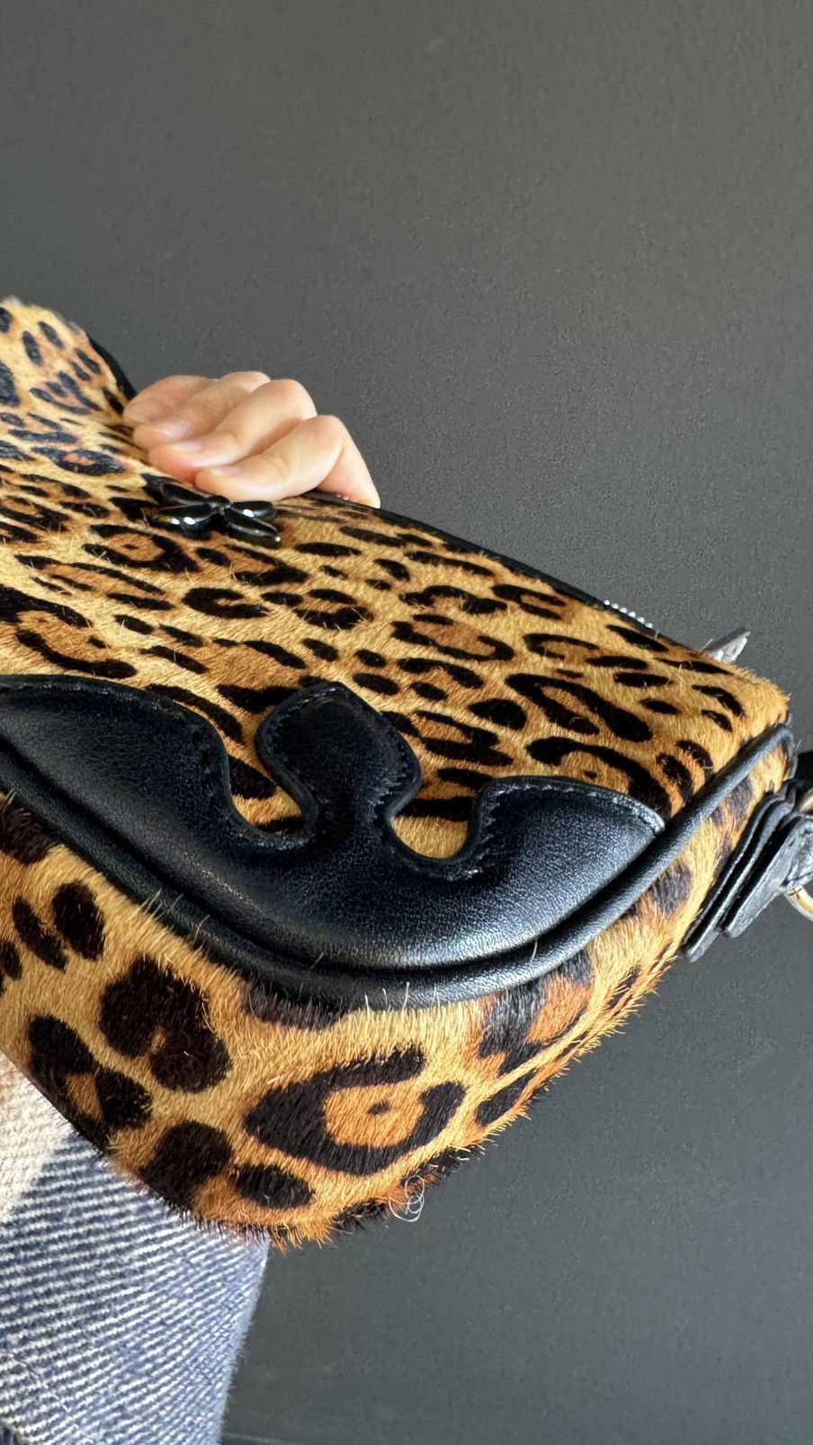 SMFK SMFK COMPASS BADGE CROSS LEOPARD BAG Size ONE SIZE - 10 Thumbnail