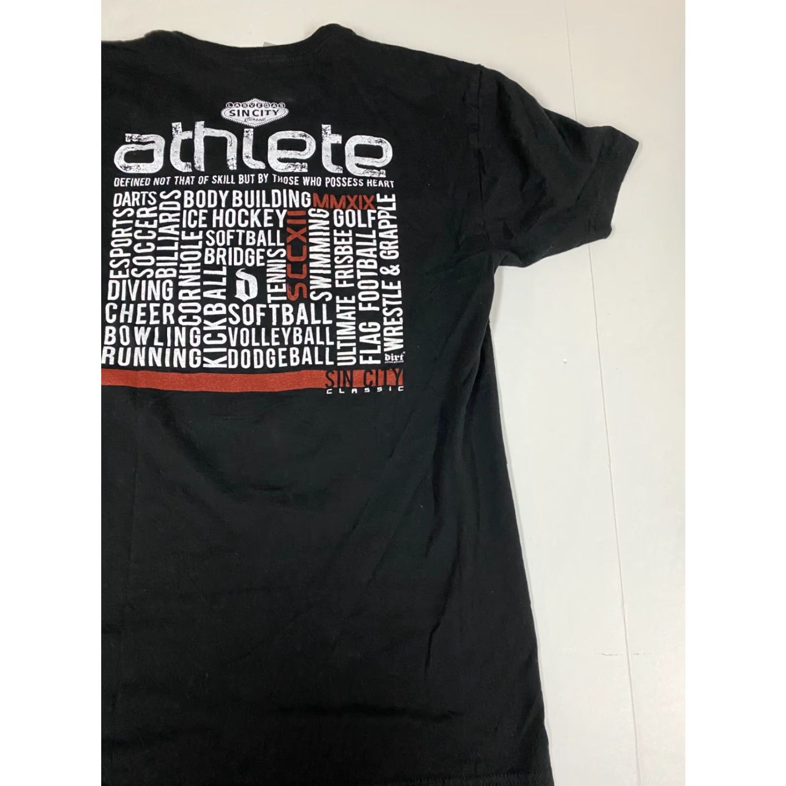 Next Level Las Vegas Mens Shirt M Black Next Level T-Shirt Short Sleeve V-Neck Cotton Logo Graphic 90s? Size US M / EU 48-50 / 2 - 7 Thumbnail