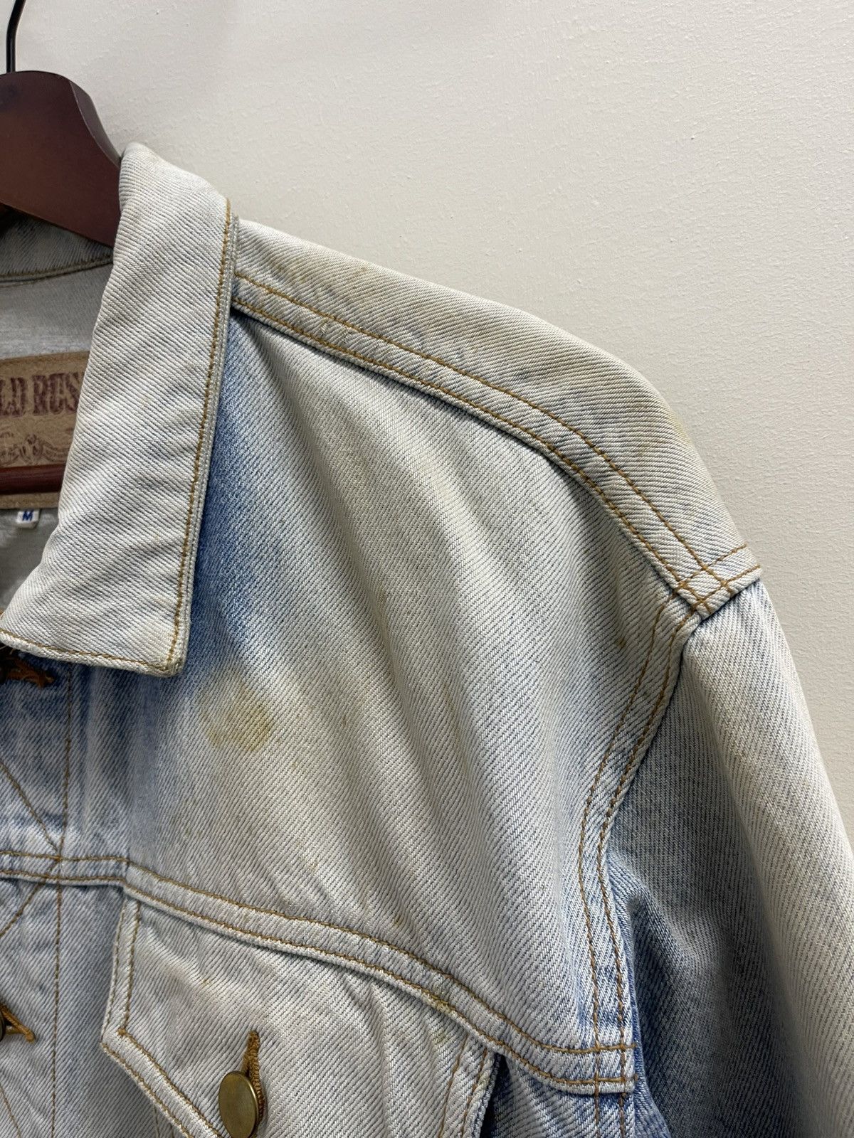 Edwin Vintage Gold Rush X Edwin Sunfaded Trucker Jacket Size US M / EU 48-50 / 2 - 12 Thumbnail