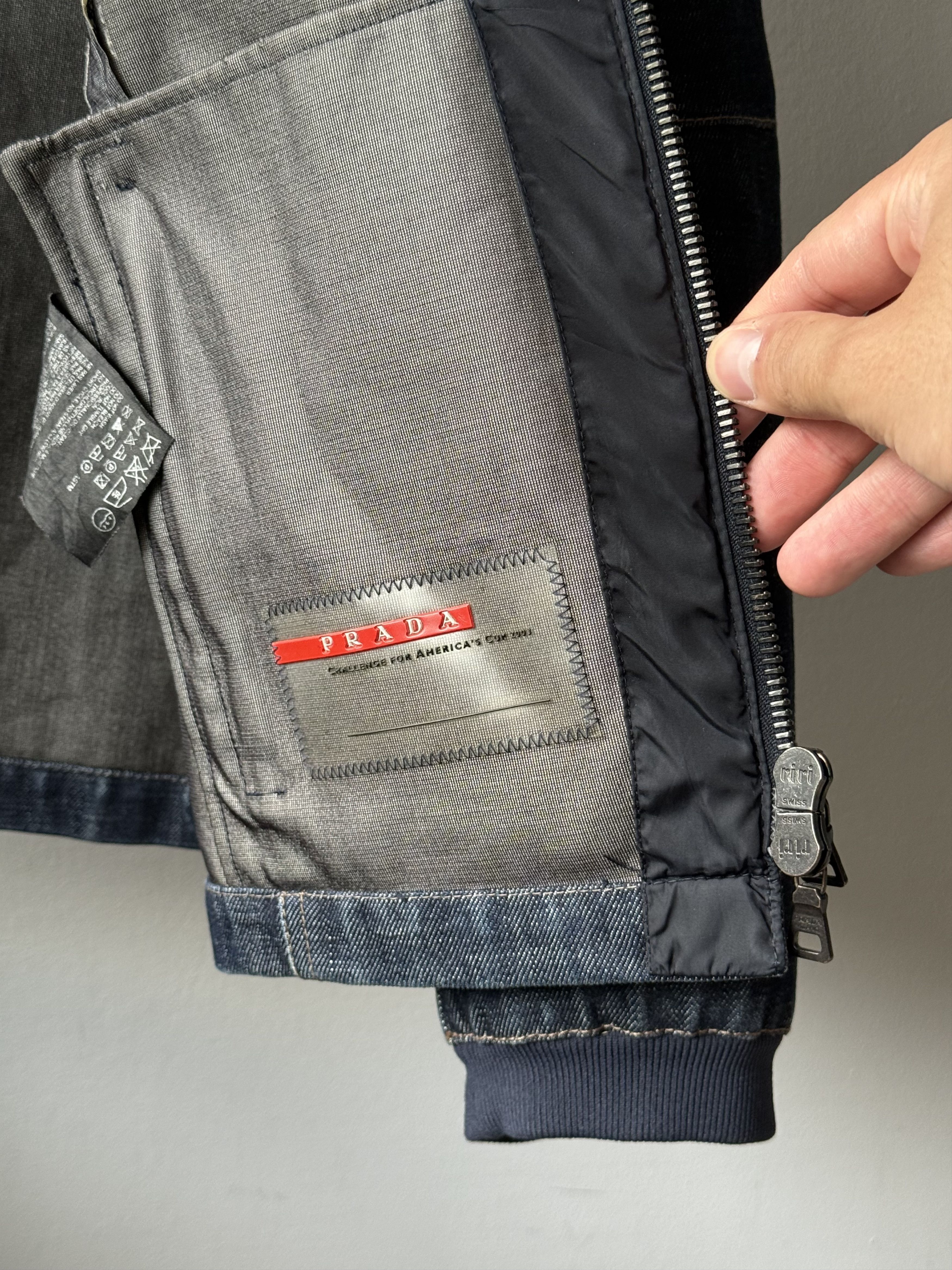 Prada Prada Luna Rossa 2003 America's Cup Gore-Tex Denim Jacket Size US S / EU 44-46 / 1 - 19 Thumbnail