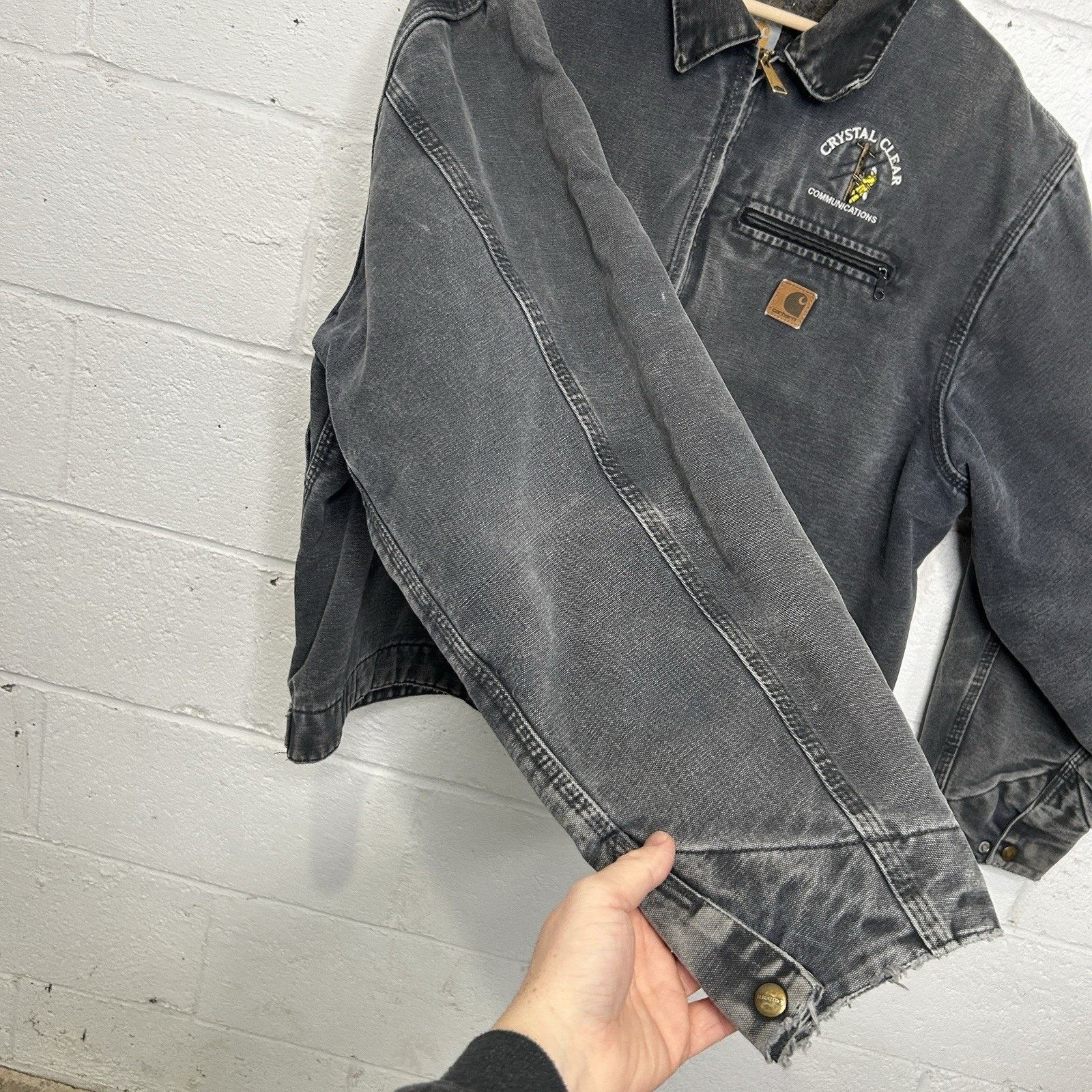 Carhartt Y2K Carhartt Blanket-Lined Detroit Jacket “Gravel/Grey” J97 Size US XXL / EU 58 / 5 - 6 Thumbnail