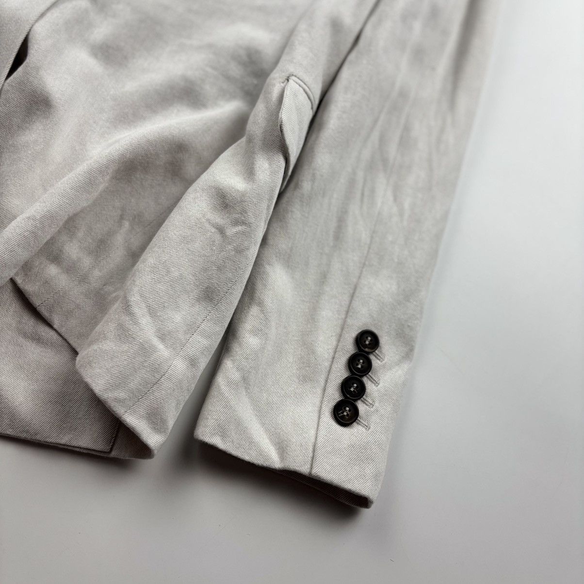 Brunello Cucinelli Brunello Cucinelli Single Breasted Linen Blend Blazer Size S / US 4 / IT 40 - 6 Thumbnail