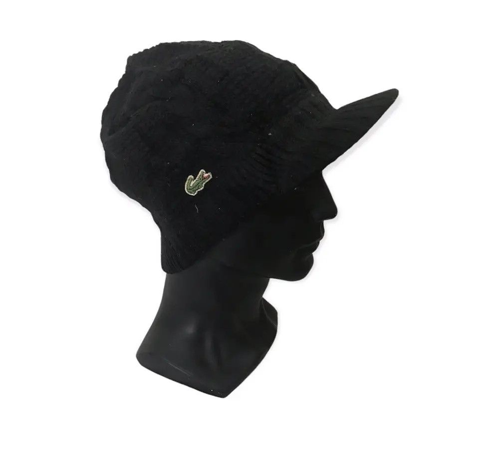 Lacoste × Vintage Lacoste Small Logo Beanie Hat Size ONE SIZE - 1 Thumbnail