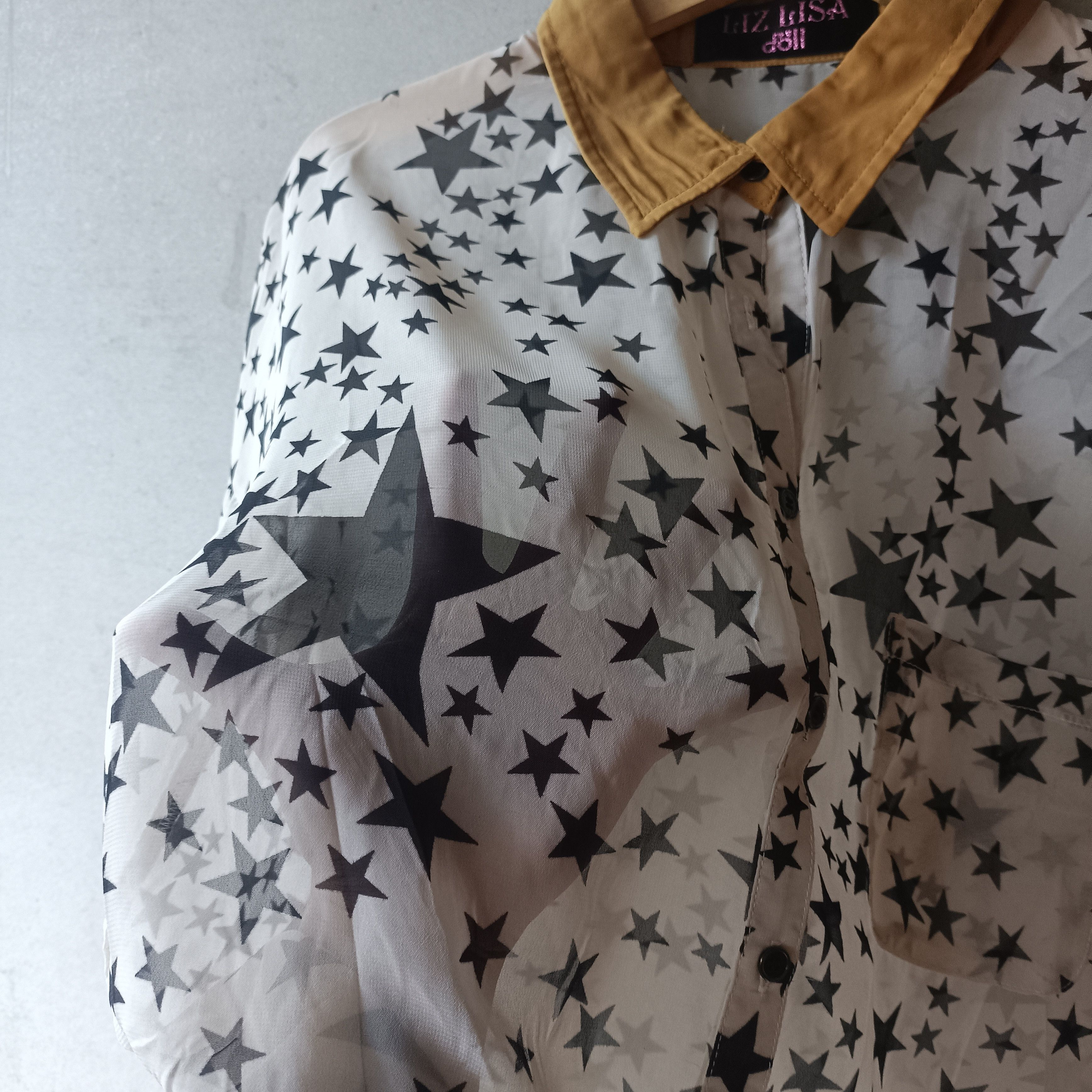 Hysteric Glamour 2000s Liz Lisa doll - Star All over Print Top Blouses Size M / US 6-8 / IT 42-44 - 7 Thumbnail