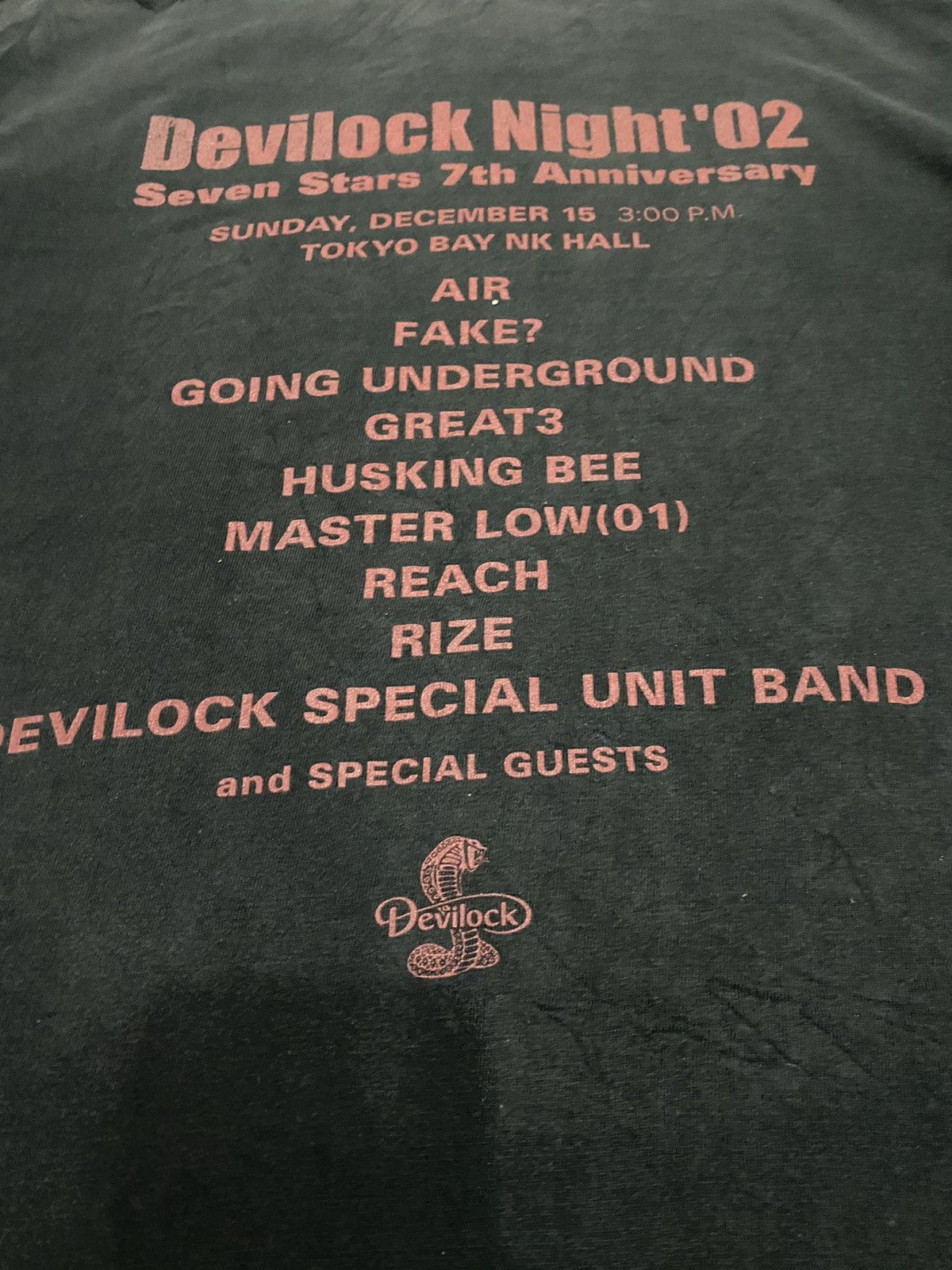 Devilock × Japanese Brand devilock night’02 tee Size US L / EU 52-54 / 3 - 4 Thumbnail