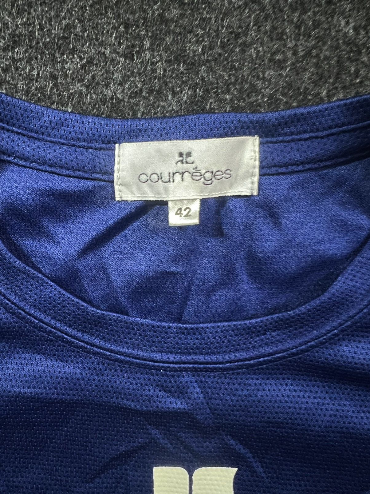 Courreges Vintage Courreges Jersey Shirt Sport Futur Rare Size M / US 6-8 / IT 42-44 - 3 Thumbnail