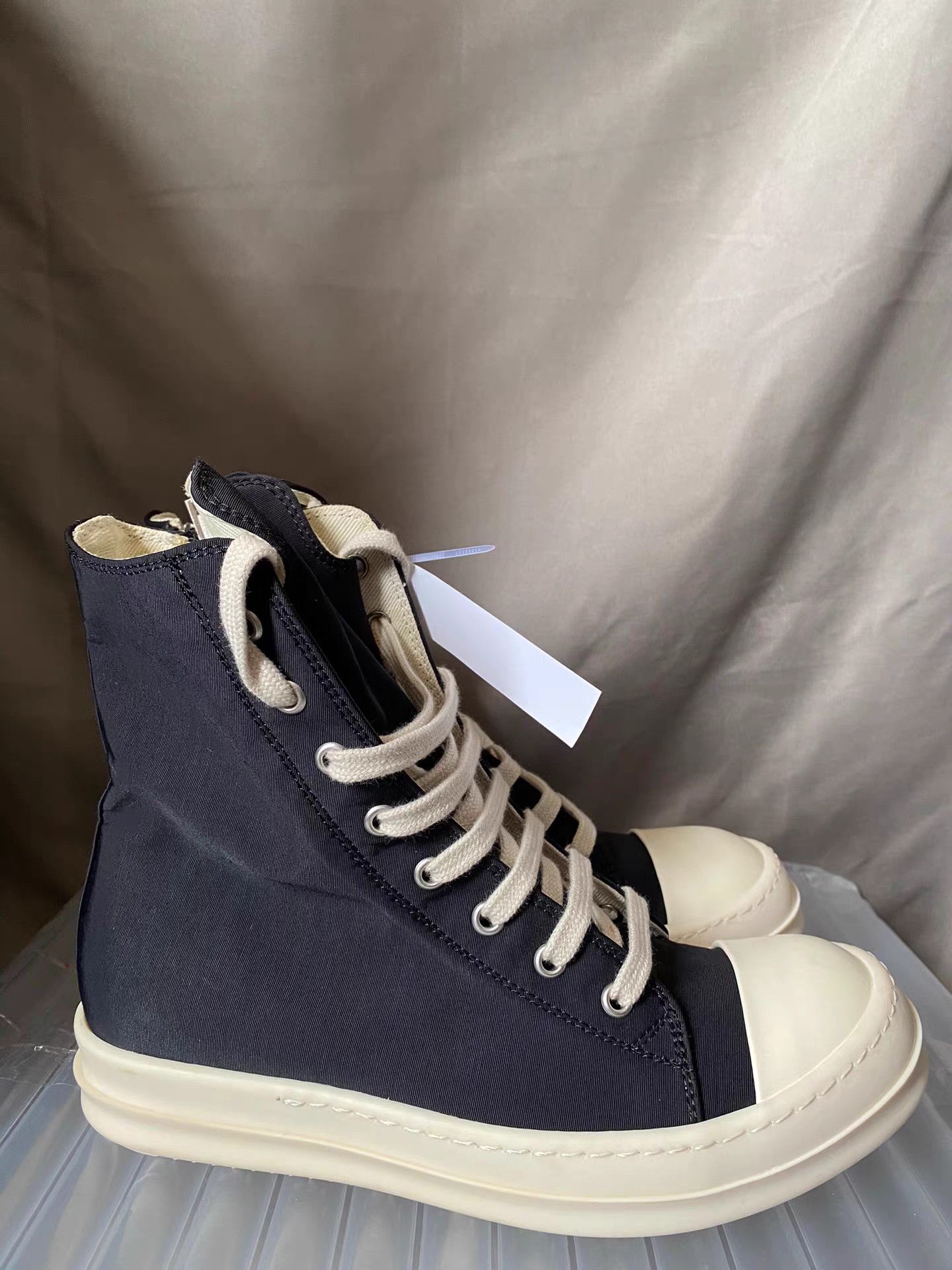 Rick Owens Rick Owens DRKSHDW Satin Jumbo Low Size US 7 / IT 37 - 2 Thumbnail