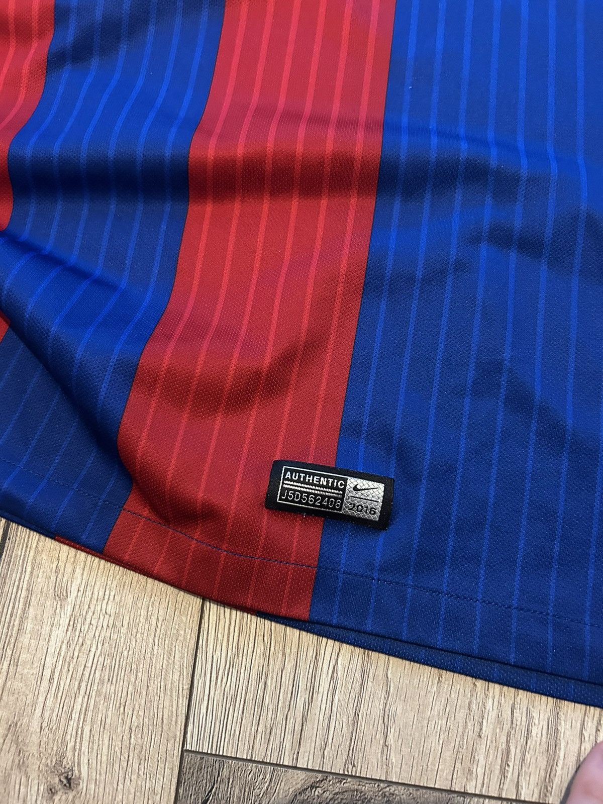 Nike × Vintage Soccer Jersey Kit Nike FC Barcelona 2016/17 Home #10 Messi Size US XL / EU 56 / 4 - 12 Thumbnail