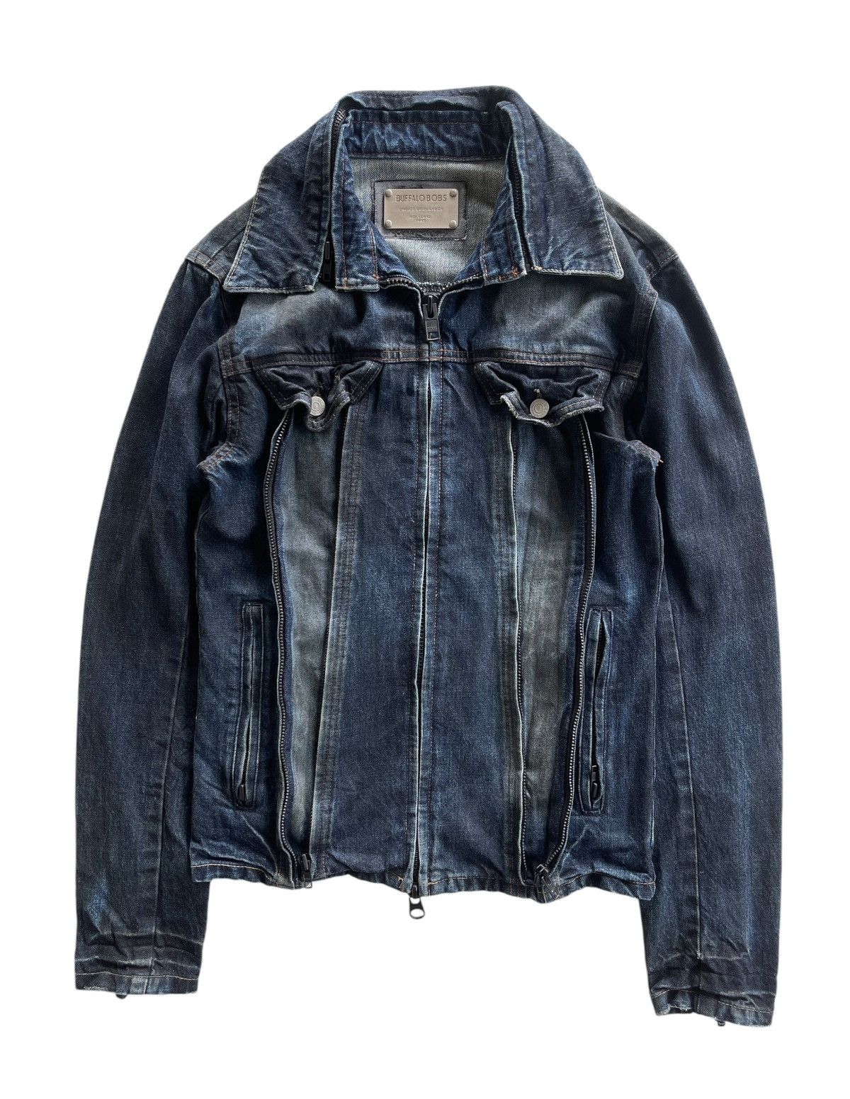BUFFALO BOBS Buffalo Bobs Dirty Waxed Denim Jacket Size S / US 4 / IT 40 - 2 Thumbnail