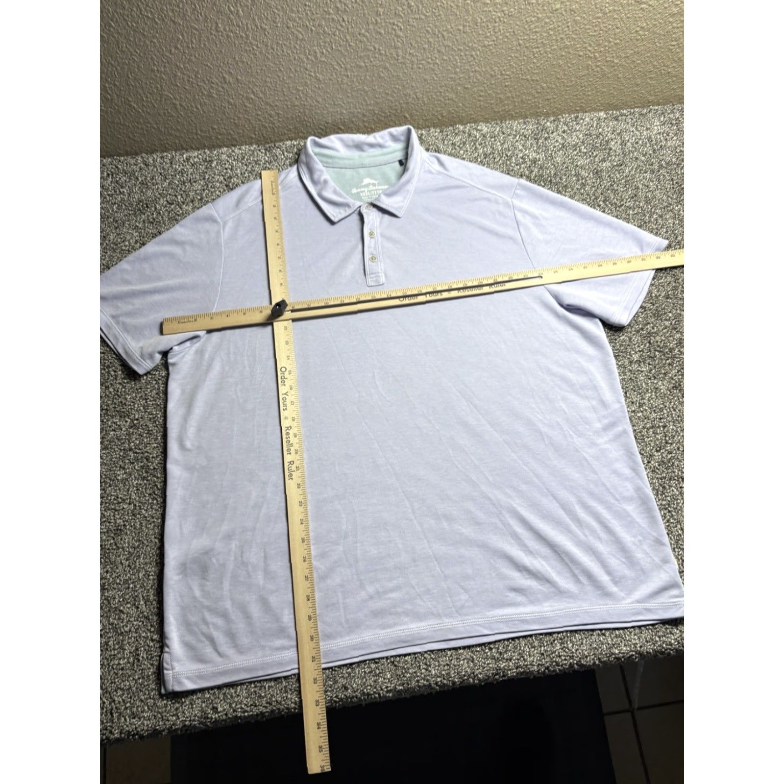 Tommy Bahama VINTAGE Tommy Bahama Polo Mens 3XL Purple Blend Knit Golf Tencel Poly Blend Shirt Mens Size US XXL / EU 58 / 5 - 4 Thumbnail