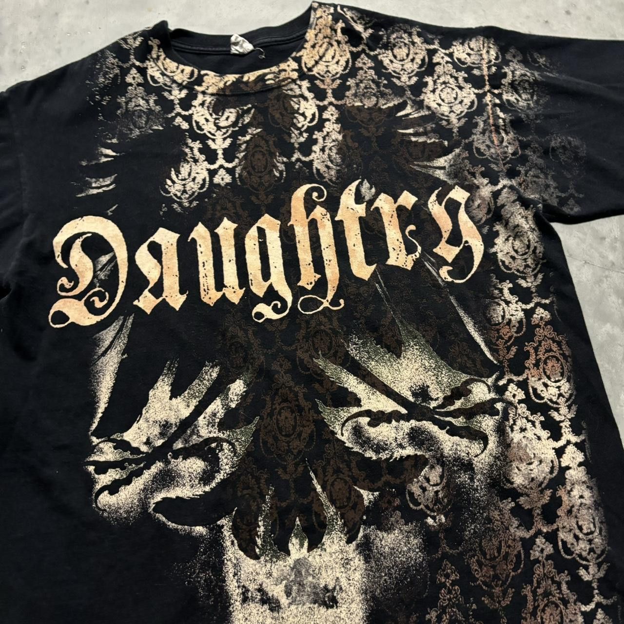 Band Tees × Vintage Crazy Vintage Y2K/2000s Grunge Cyber Goth Daughtry Rock Band Graphic Tee! Size US L / EU 52-54 / 3 - 2 Thumbnail