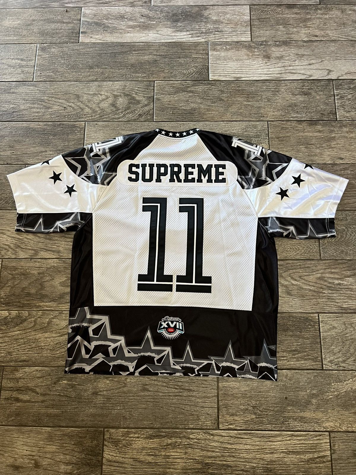 XL Supreme Star Football Jersey シャツ supreme Stars Football