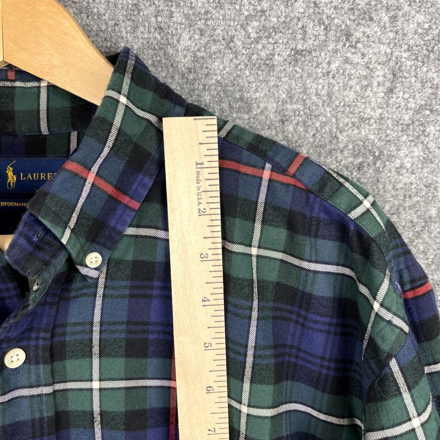 Ralph Lauren Ralph Lauren Shirt Mens Large Tall Blue Performance Button Down Long Sleeve Size US L / EU 52-54 / 3 - 5 Thumbnail