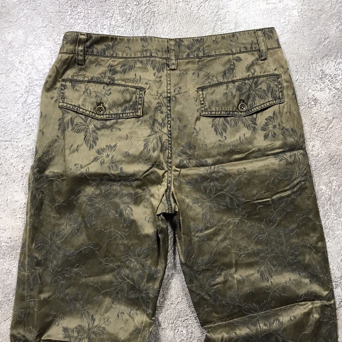 Vintage Vintage 90s Japanese Baggy Cargo Pants Distressed Parachute Size 31" - 7 Thumbnail