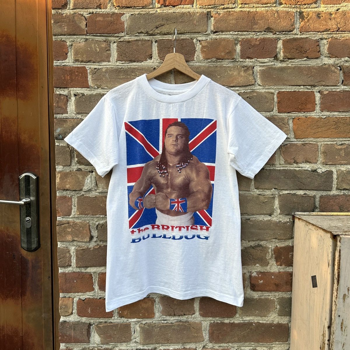 WWE Vintage The British Bulldog T-Shirt M 90s WWE WWF Wrestling Size US S / EU 44-46 / 1 - 1 Thumbnail