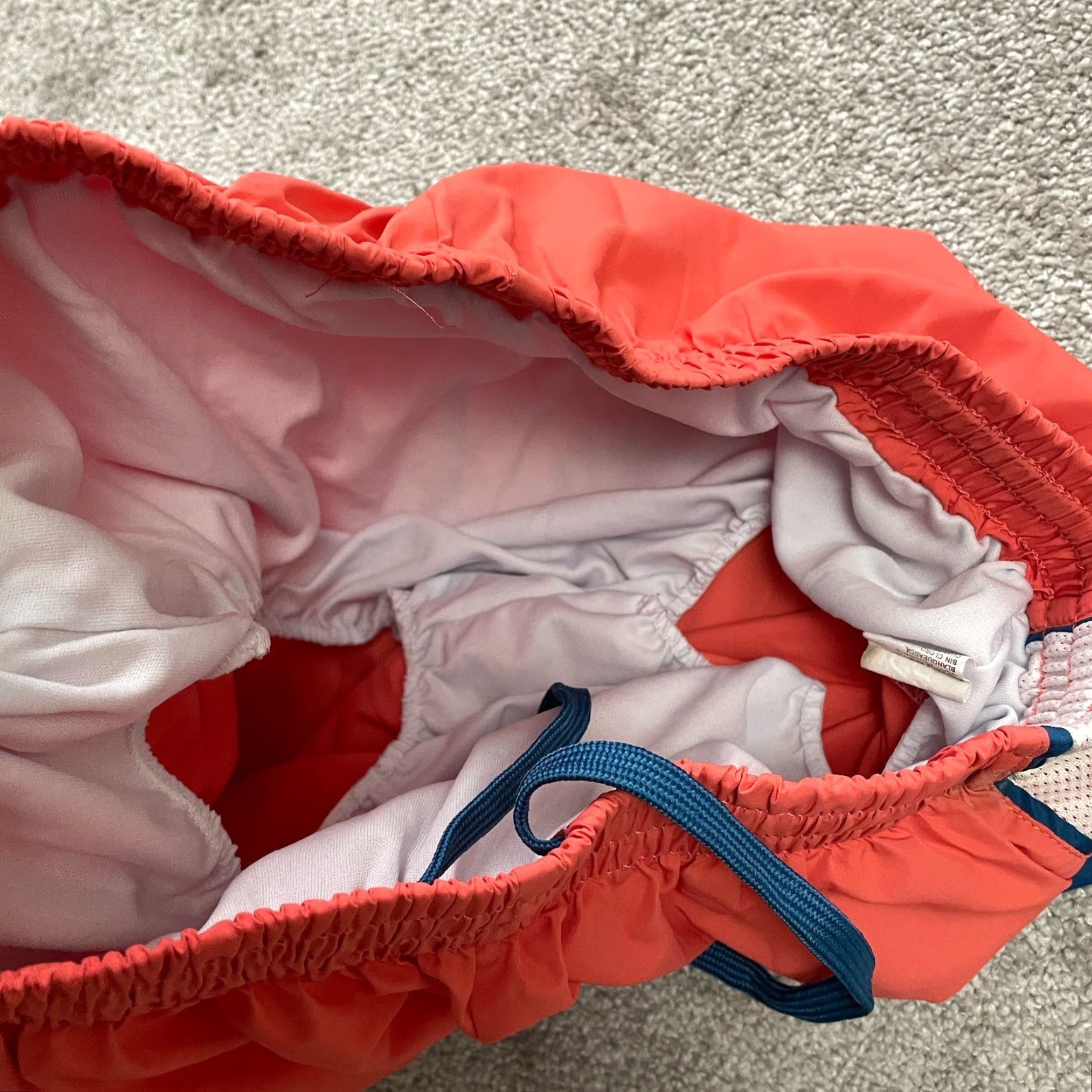 Vintage Raya Sun Orange Active Shorts Women L 28 in Drawstring Lined 4 in Inseam Athletic Running Size 36" / US 14 / IT 50 - 6 Thumbnail
