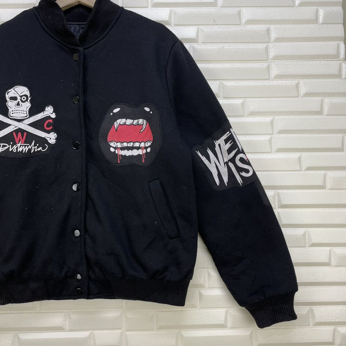 14th Addiction × Japanese Brand × Le Grande Bleu (L.G.B.) Bomber Jacket Lone Wolf Club Size US M / EU 48-50 / 2 - 5 Thumbnail