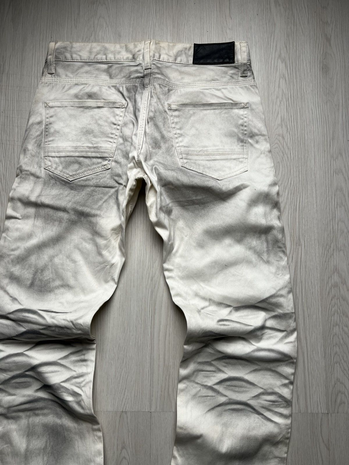 If Six Was Nine Urban Craft Japan Whiskered Mudwash Flared Jeans Size US 30 / EU 46 - 4 Thumbnail