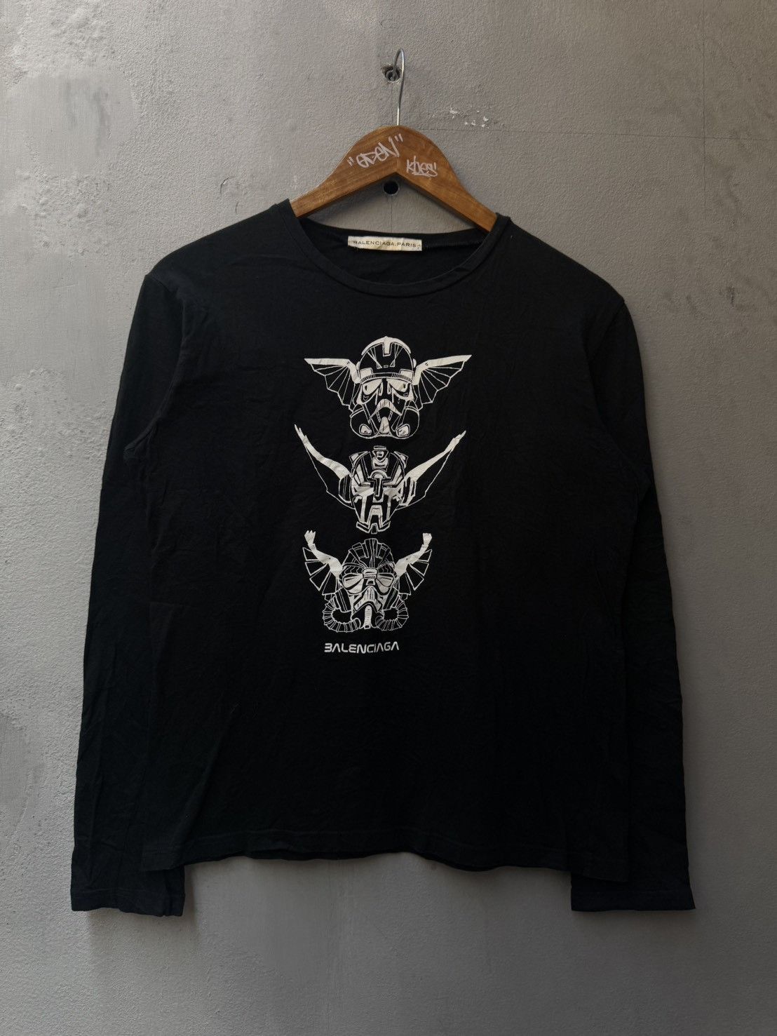 Balenciaga Starwar Stormtrooper logo