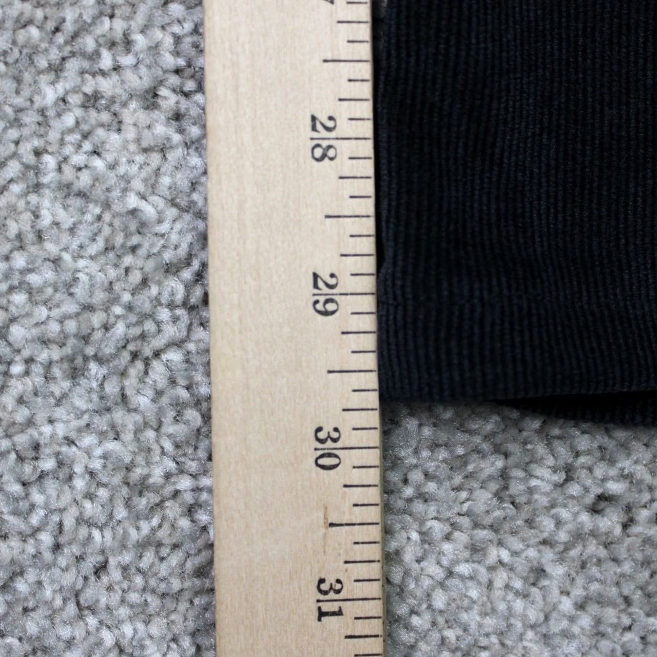 Vintage Hiltl Pants Mens 34x30 Black Corduroy Flat Front Trousers Straight Leg Dress Pants 90s Preppy academia Classic Mens Size US 34 / EU 50 - 4 Thumbnail