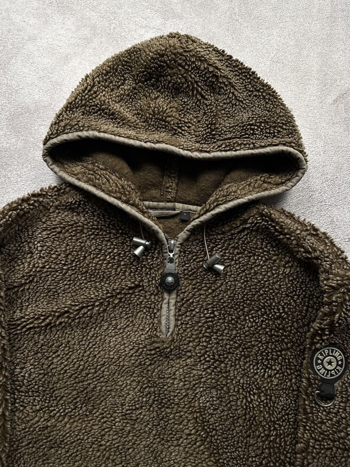 Vintage Deep Pile Style Fleece Zip Hoodie Jacket Size US L / EU 52-54 / 3 - 5 Thumbnail