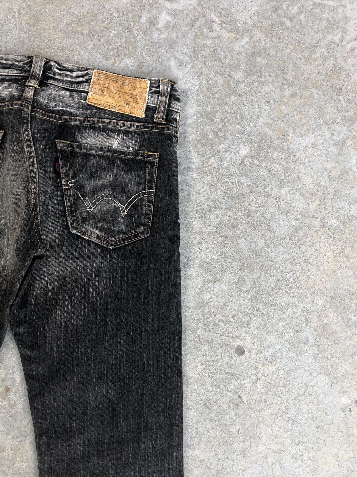 Edwin Japanese Edwin Flared Jeans Distressed Jeans 511 RV Size US 31 - 10 Thumbnail