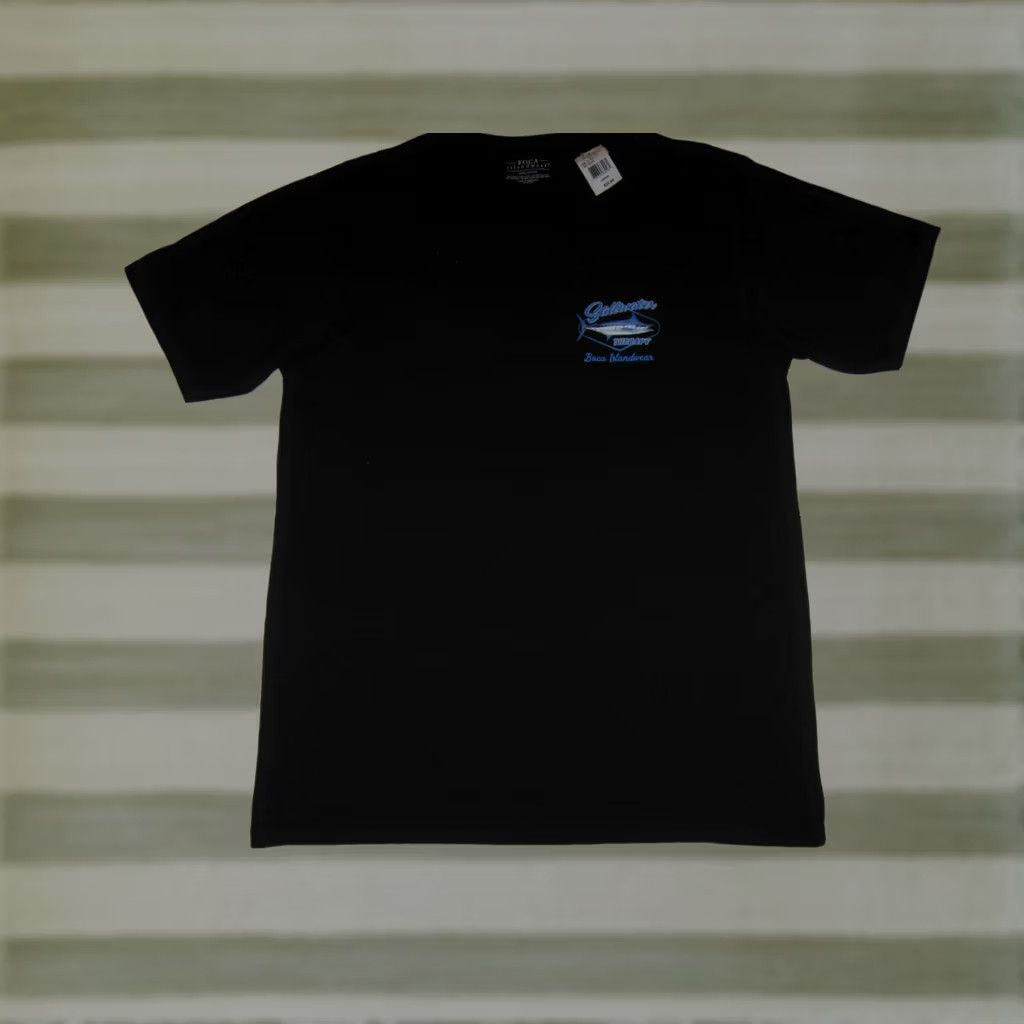 Vintage Boca Islandwear Shirt Mens Large Black New FLAWS Fishing Therapy Sailfish Florida Size US L / EU 52-54 / 3 - 1 Thumbnail