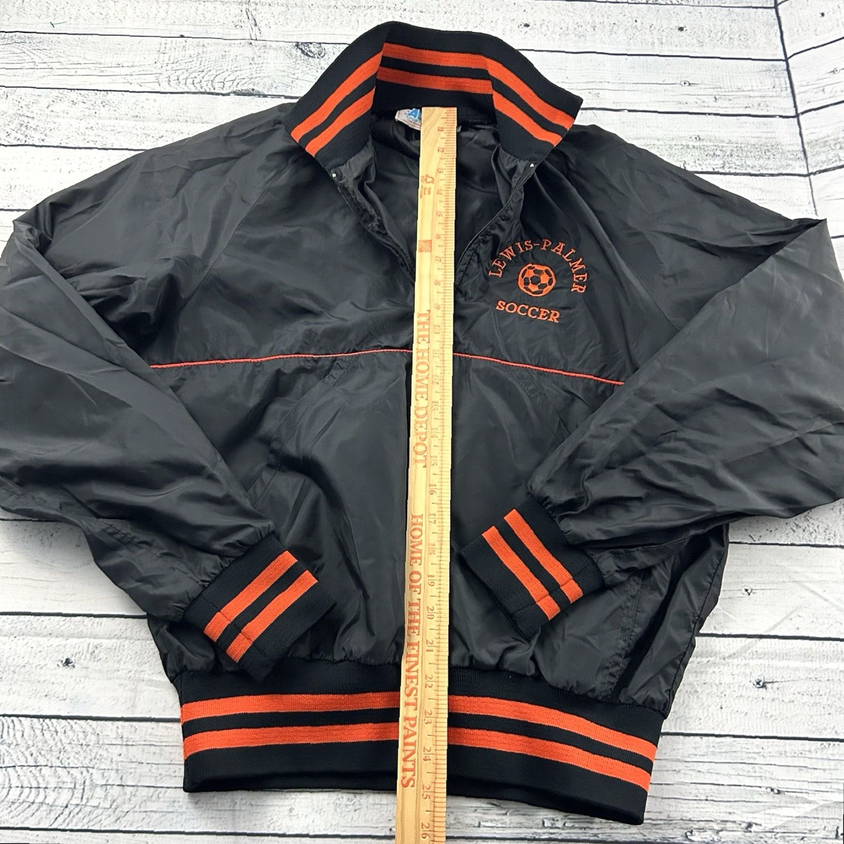 Vintage VINTAGE Lewis Palmer High School Soccer 1/4 Zip Alpha Windbreaker Jacket Men's XL Black 1/4 Zip Soccer Nike? Size US XL / EU 56 / 4 - 4 Thumbnail