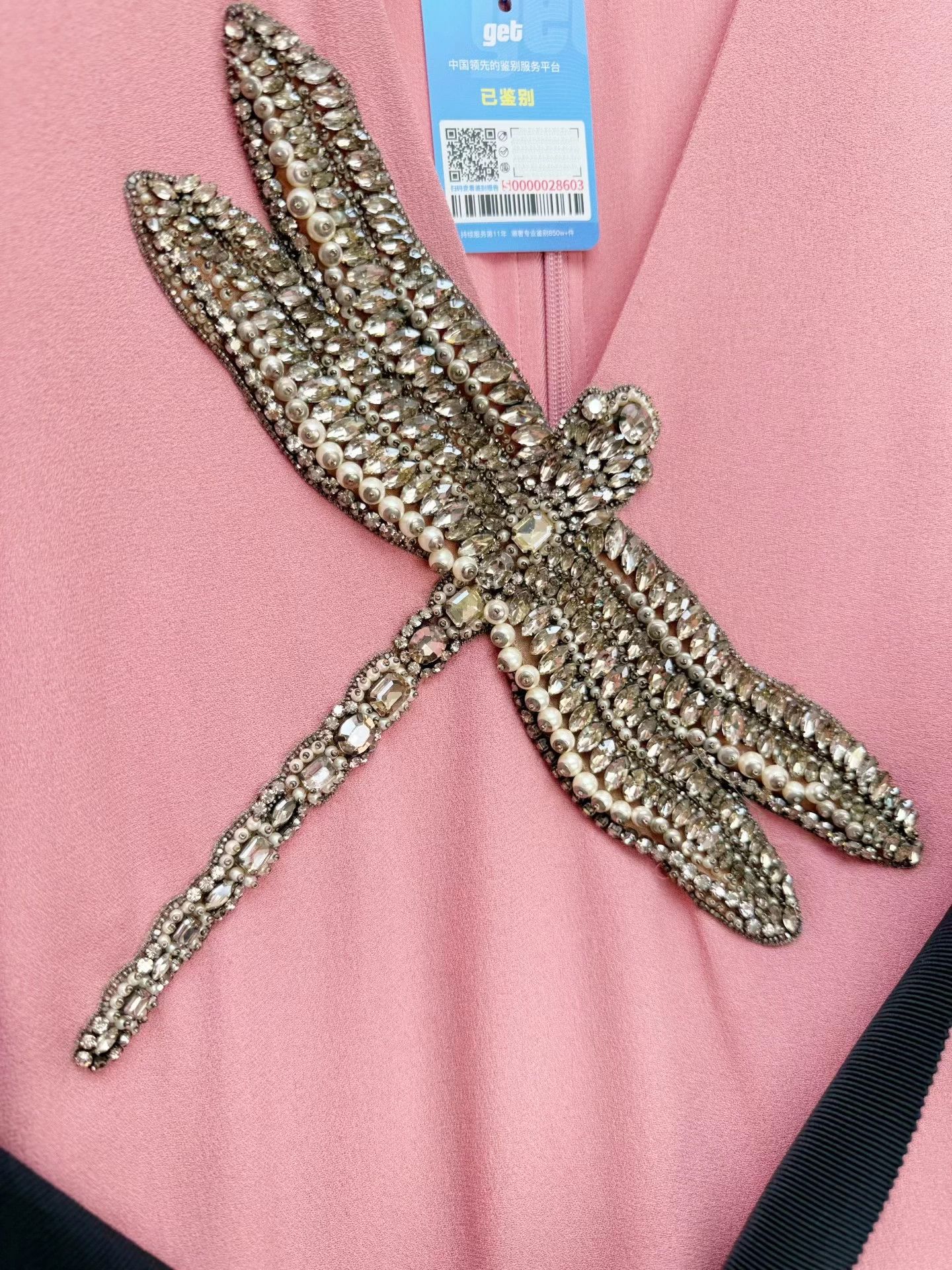 Gucci Gucci Dragonfly Crystal Beaded Maxi Dress IT 38 Size XS / US 0-2 / IT 36-38 - 4 Thumbnail