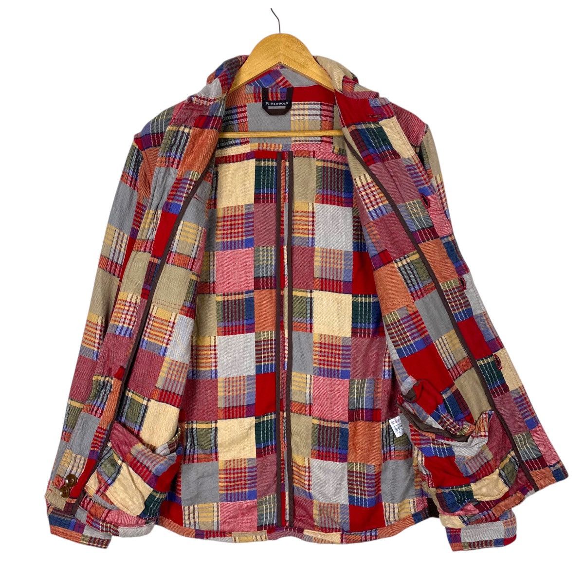 Paul Smith × R.Newbold 💥R.NEWBOLD PAUL SMITH PATCHWORK WORKER SHIRT Size US M / EU 48-50 / 2 - 7 Thumbnail