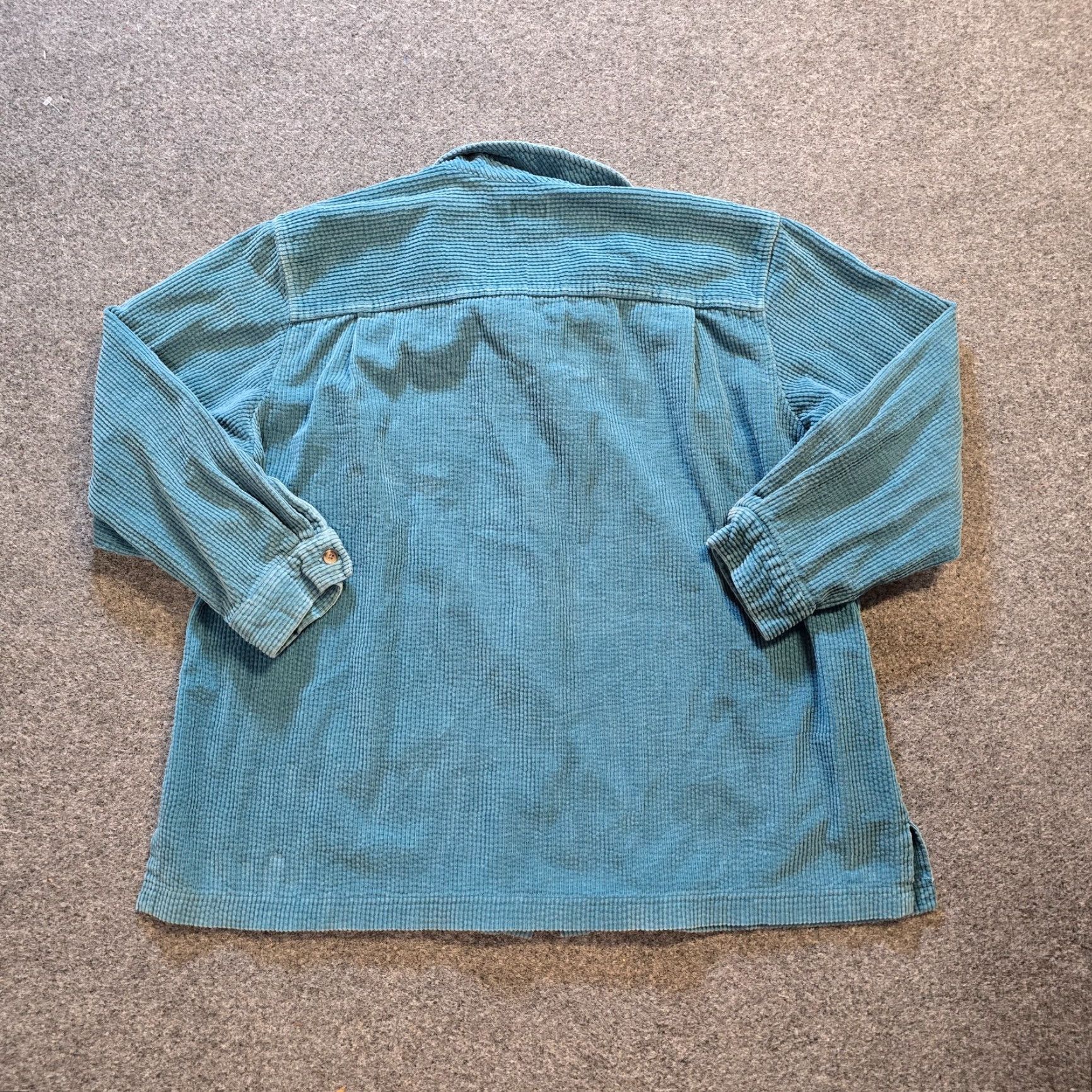 Vintage LL Bean Jacket Womens 2X Green Wide Wale Corduroy Shirt Shacket Casual Outdoors Size XXL / US 16-18 / IT 52-54 - 7 Thumbnail