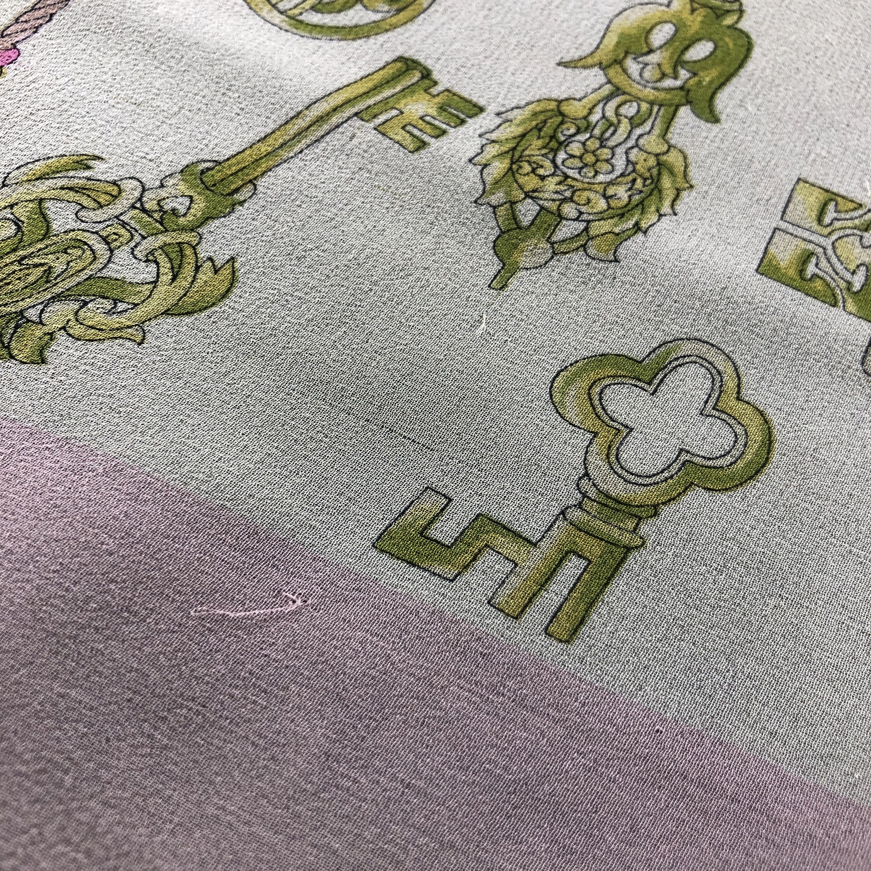 Vintage Les Clefs Silk Scarf M1353 Size ONE SIZE - 5 Thumbnail