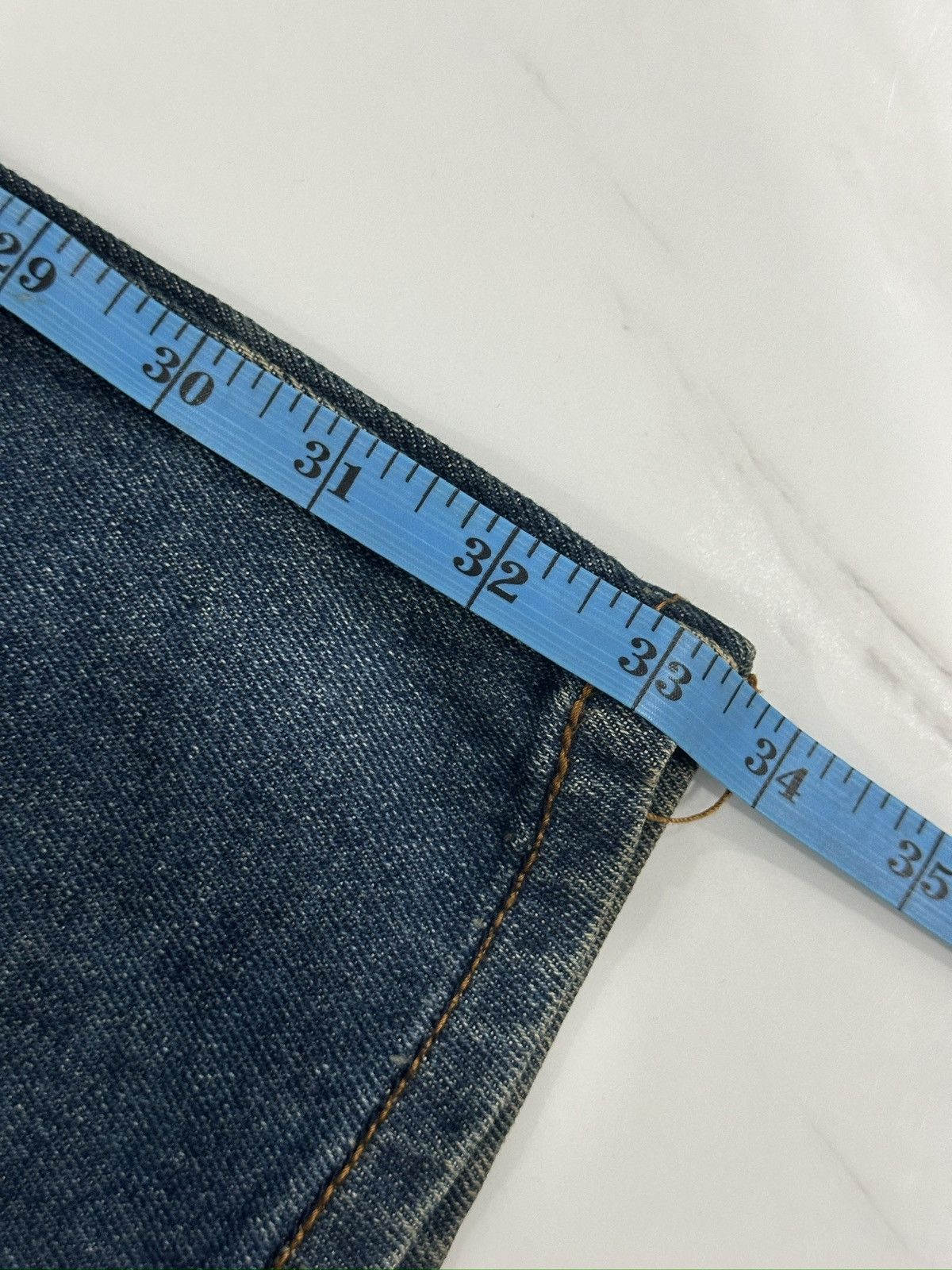 Japanese Brand Evisu Jeans With Embroidered Dragon Vs Tiger Theme Size US 33 - 21 Thumbnail