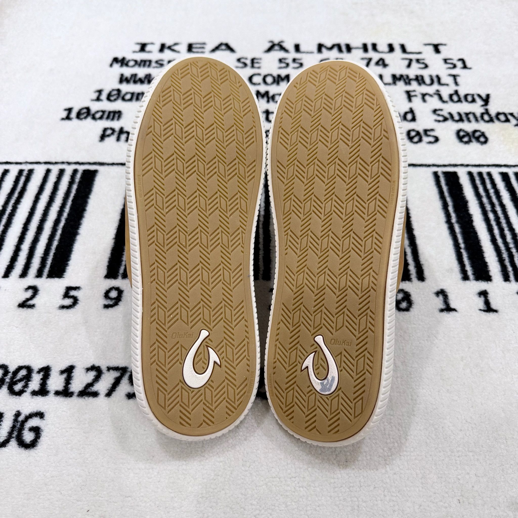 Olukai Olukai Mua’Ili Leather Slippers Shearling Lining Mule Size US 9 / EU 42 - 7 Thumbnail