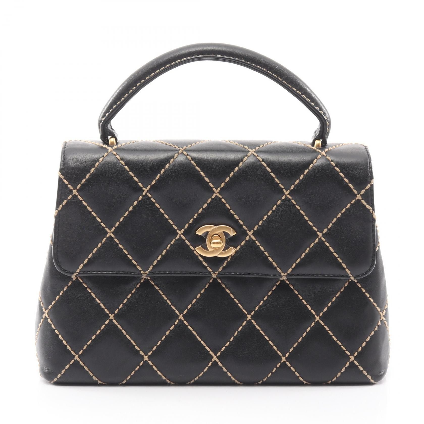 Chanel Chanel Chanel Wild Stitch Leather Handbag Leather Handbag DUTY FREE for USA Size ONE SIZE - 1 Thumbnail