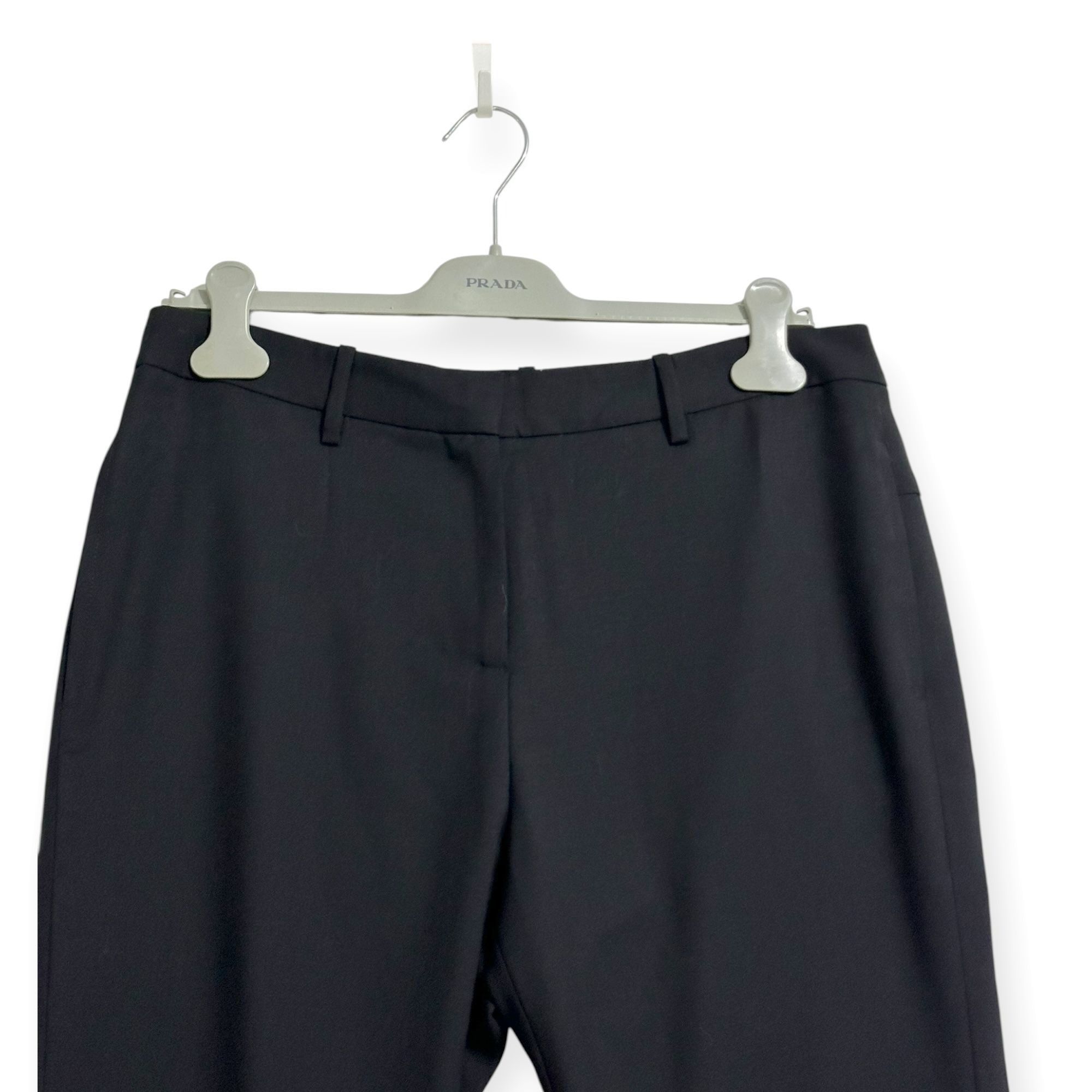 Nili Lotan NILI LOTAN Tel Aviv Wool-blend Twill Straight-leg Pants In B Size 32" / US 10 / IT 46 - 6 Thumbnail