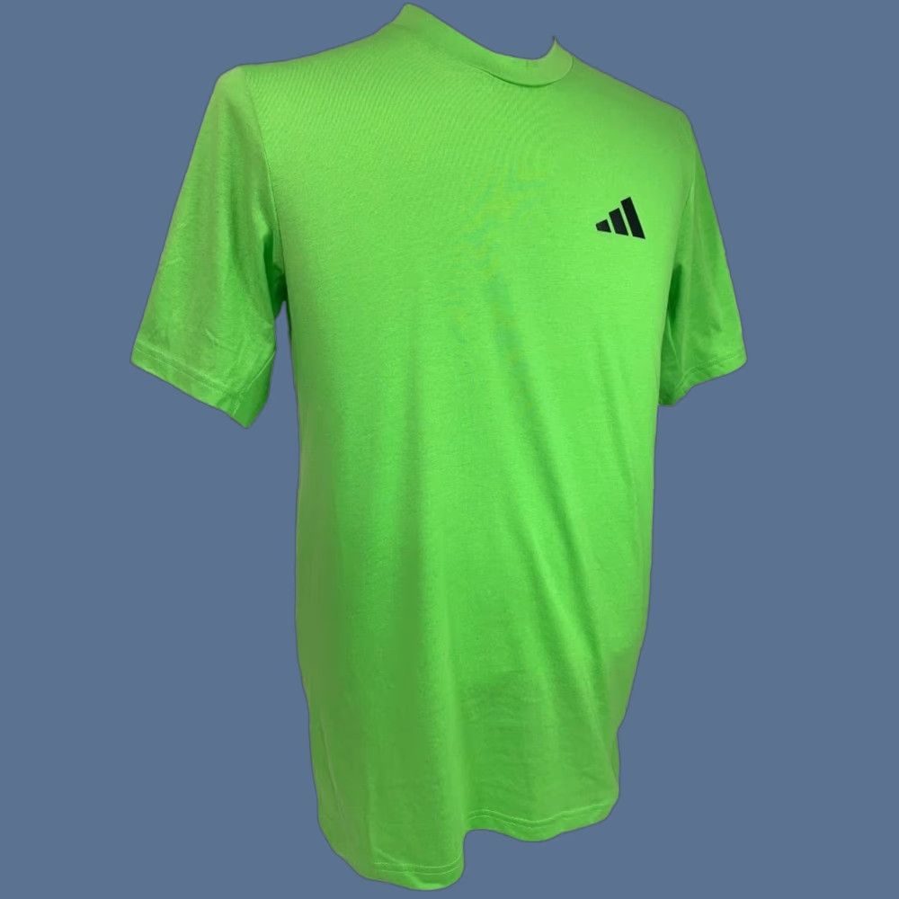 Adidas Adidas T-Shirt Mens Small Short Sleeve Lucid Lime Green IM4249 Size US S / EU 44-46 / 1 - 1 Thumbnail
