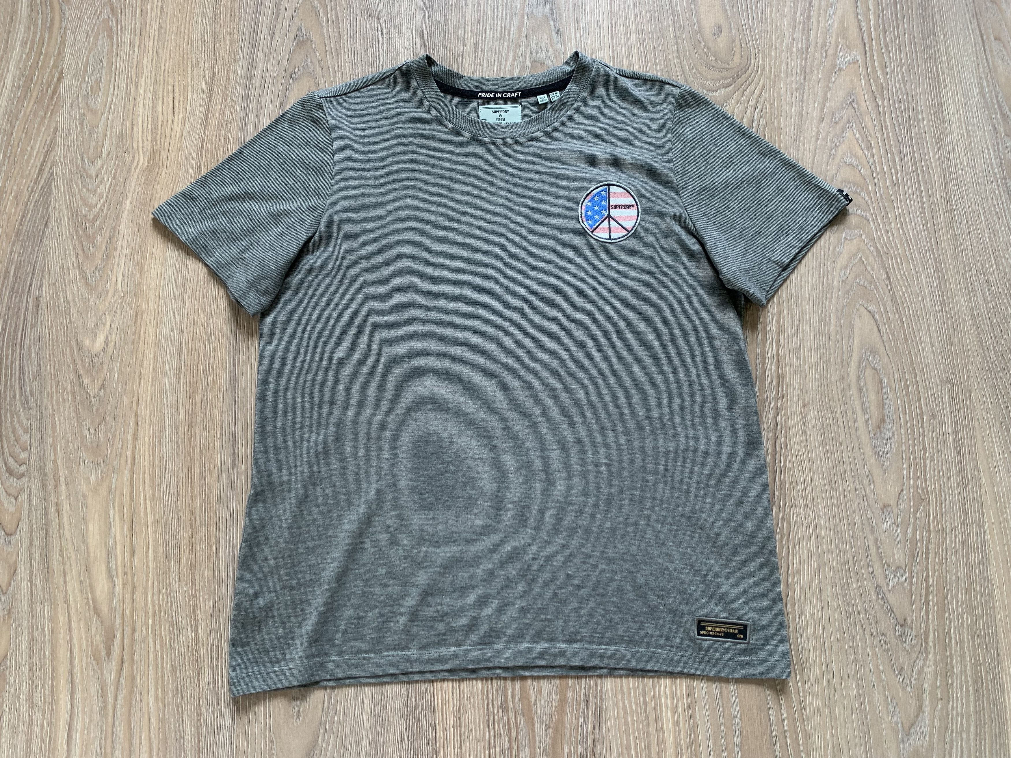 Japanese Brand Superdry Gray Training T-Shirt Size US XXS / EU 40 - 2 Thumbnail