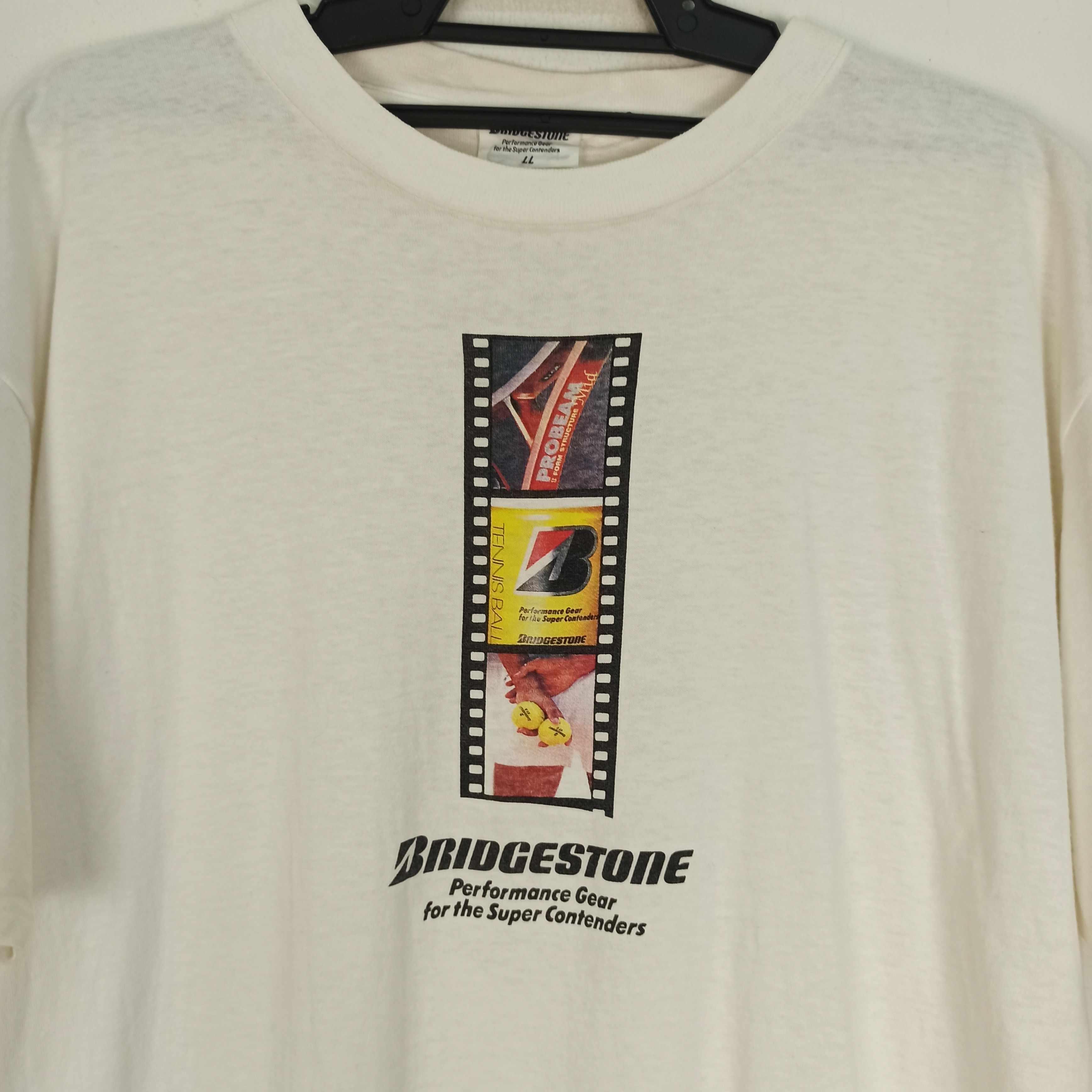 Other Vintage Bridgestone Tennis Promo Made in Usa Tees Size US L / EU 52-54 / 3 - 2 Thumbnail