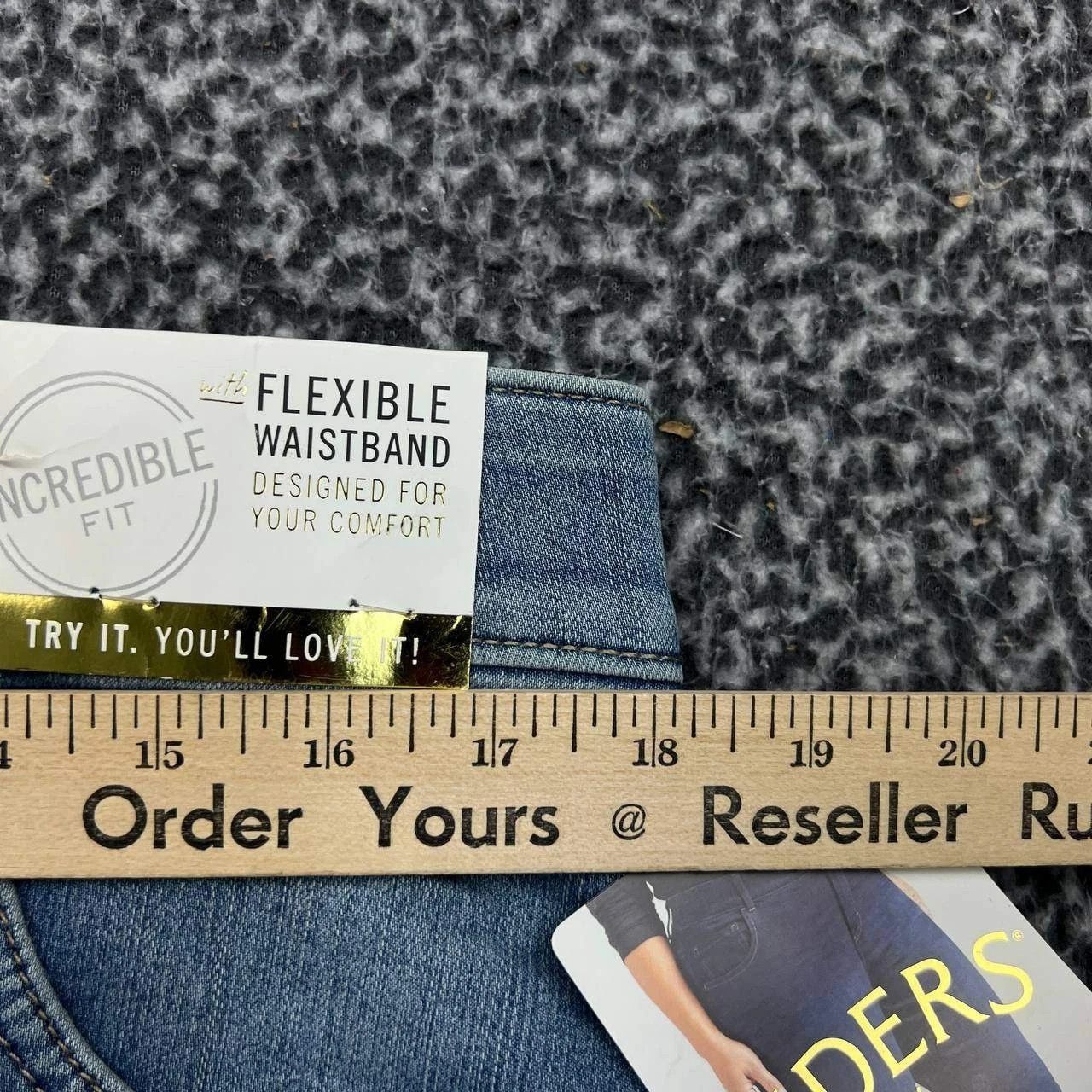 Other Riders by Lee Jeans Women 16 Faded Denim Straight 36x31 Size 36" / US 14 / IT 50 - 8 Thumbnail