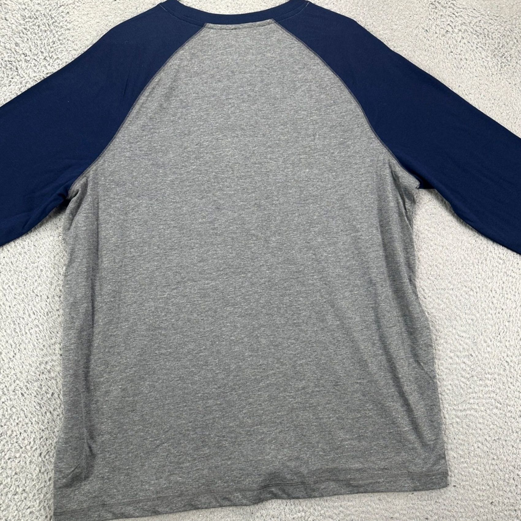 NFL NFL Denver Broncos Mens T-Shirt L Blue Grey Colorblock Football Tee Long Sleeve Crew Neck Polyester Cotton Breathable NEW Size US L / EU 52-54 / 3 - 3 Thumbnail