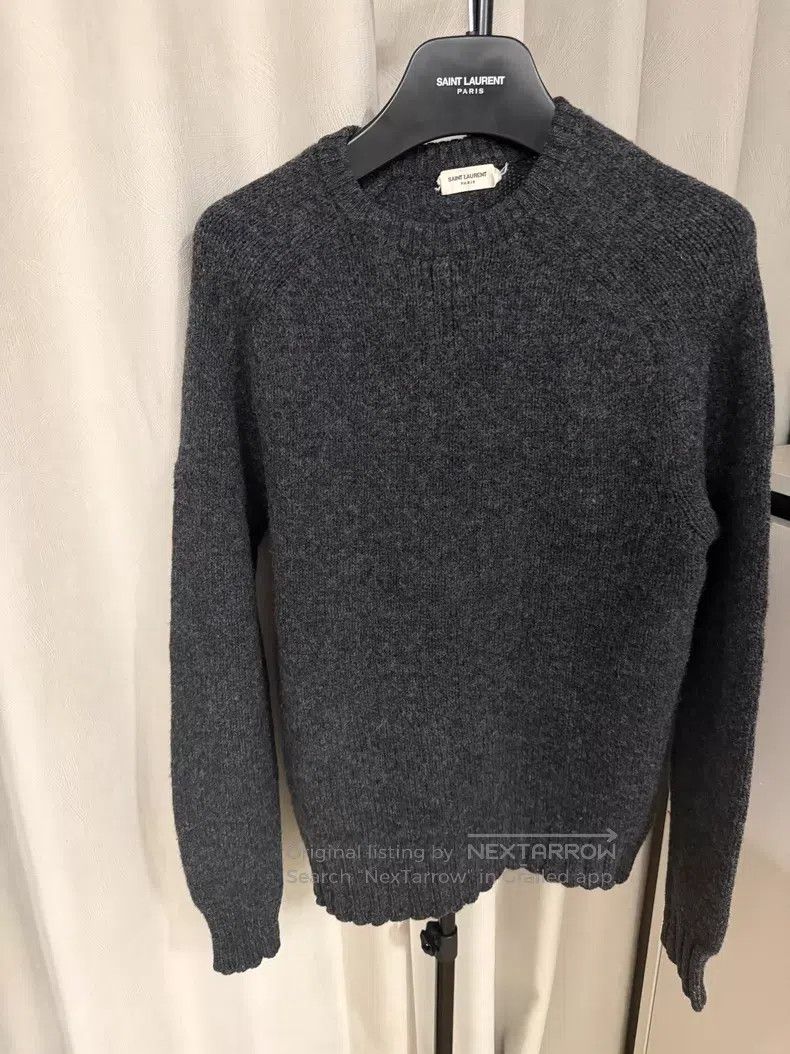 Saint Laurent Paris Saint Laurent Paris Snowflake Crewneck Sweater i Size US S / EU 44-46 / 1 - 1 Thumbnail