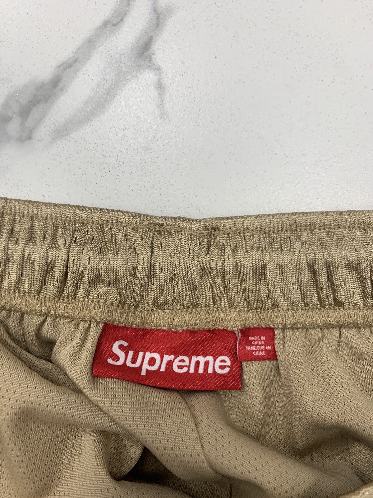 Supreme Supreme Small Box Baggy Mesh Short (SS25) "Brown” Size US 32 / EU 48 - 3 Thumbnail
