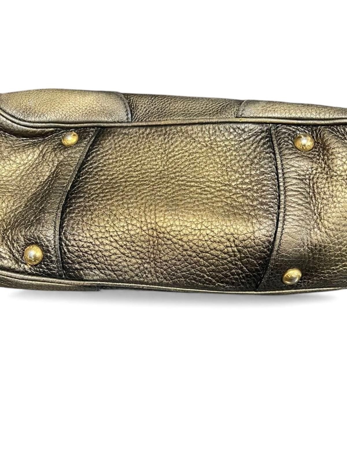 Prada Prada - Metallic Leather Handbag Size ONE SIZE - 5 Thumbnail