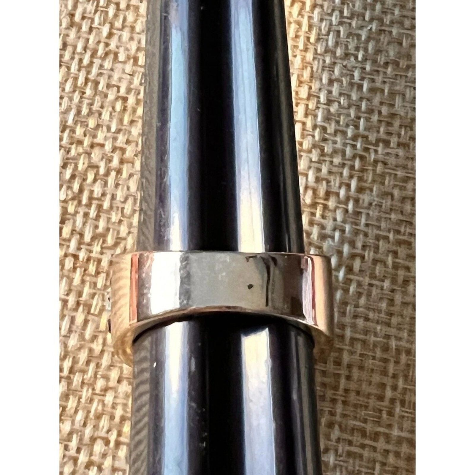 Other JMC Brass Rose Gold Rhinestone Bubble Ring White/Black 6.3/4 Size ONE SIZE - 7 Thumbnail