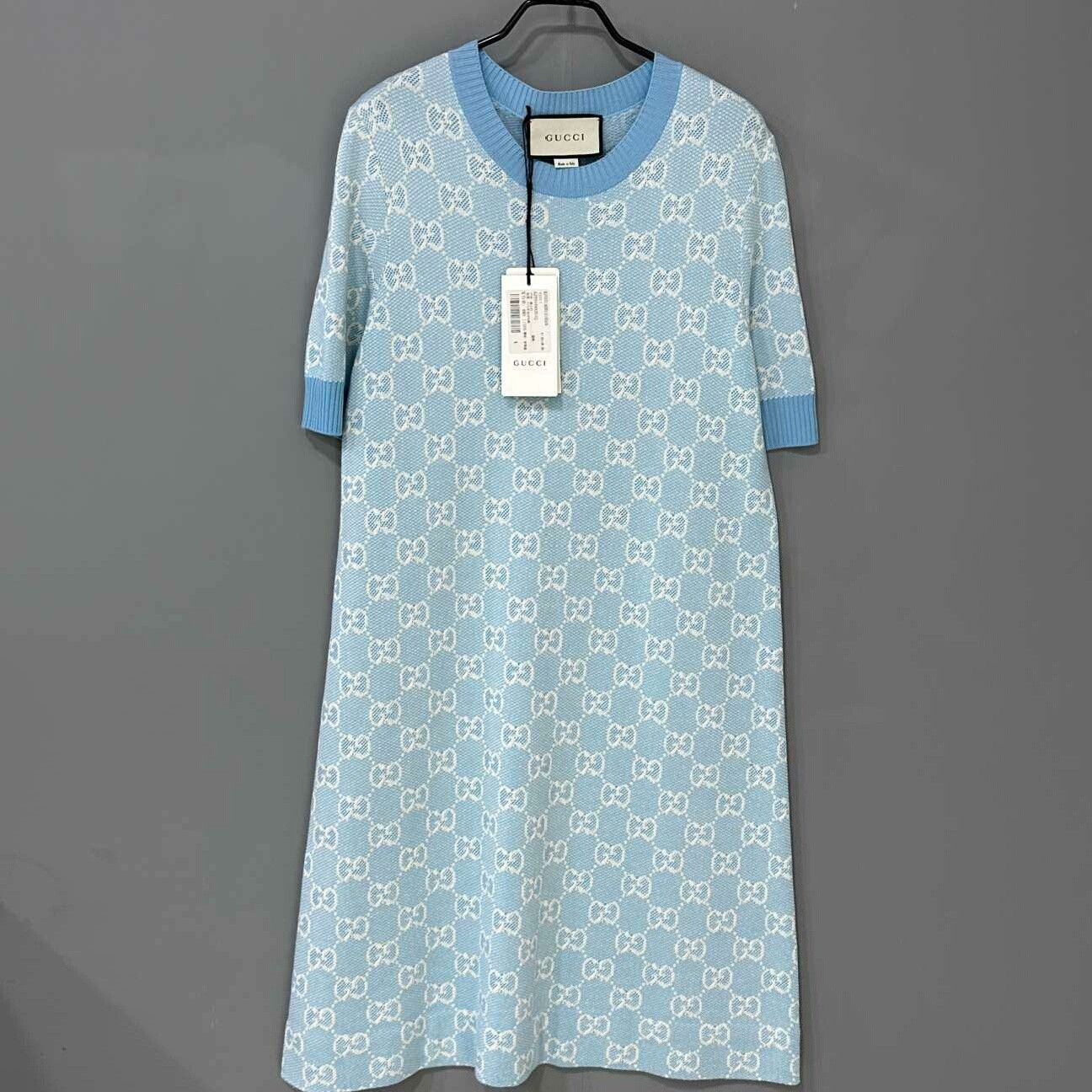 Gucci Gucci Blue T-Shirt L Women Size L / US 10 / IT 46 - 1 Thumbnail
