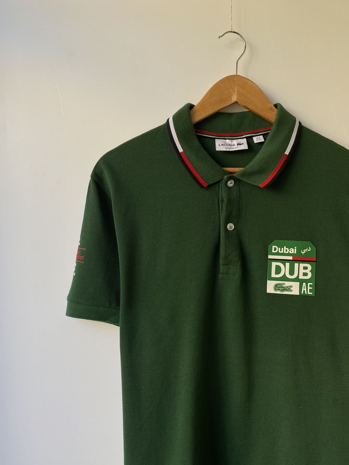 Vintage 🇦🇪 Lacoste Dubai polo t-shirt made in Marocco retro rare hype ...