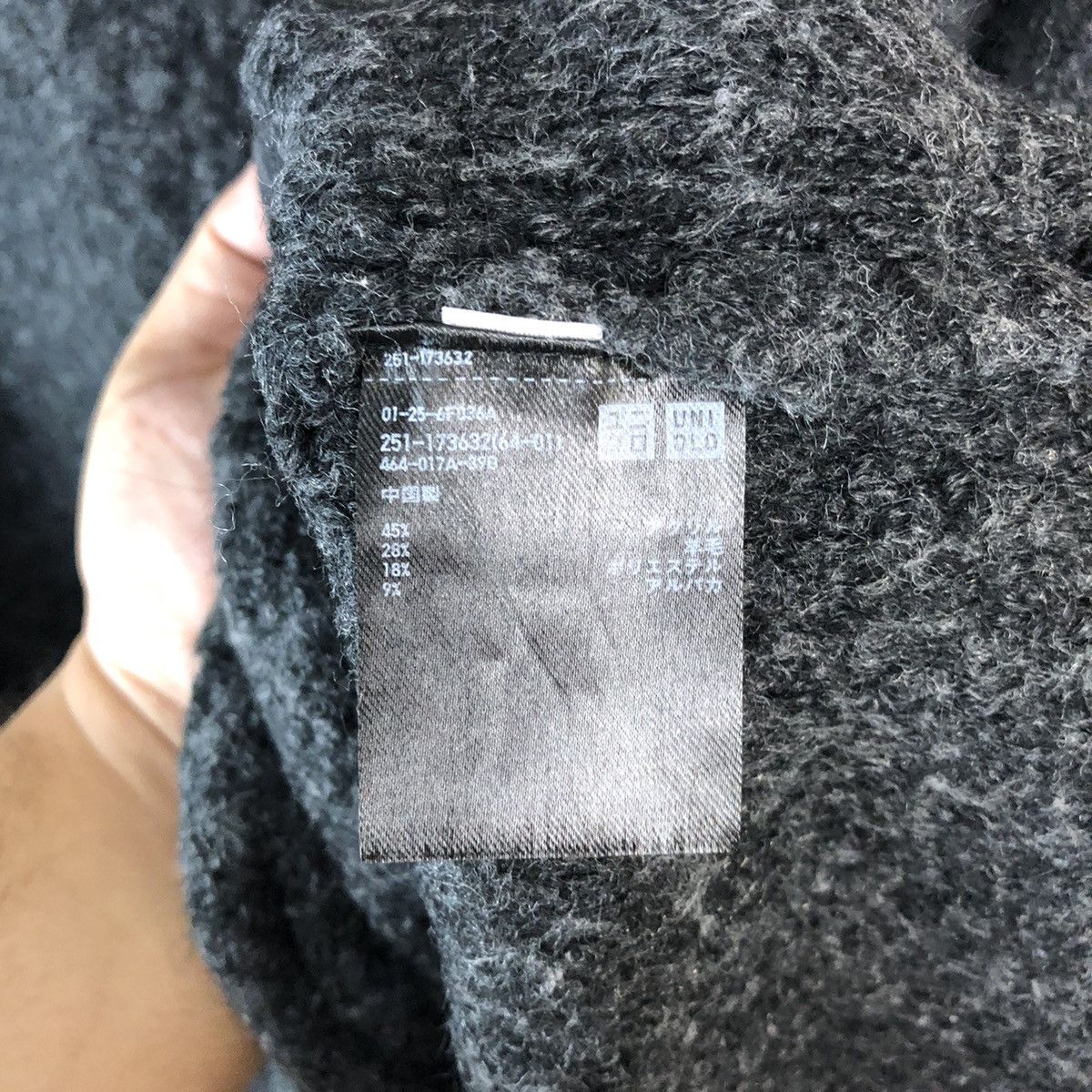 Homespun Knitwear × Uniqlo Uniqlo mohair Grey Knitwear #A2217 Size US M / EU 48-50 / 2 - 10 Thumbnail